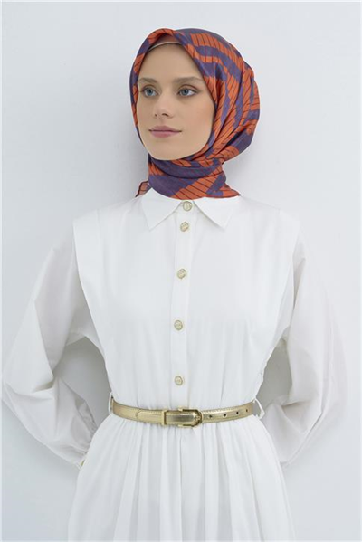 Armine  Saf İpek Twill Eşarp 9525D 61