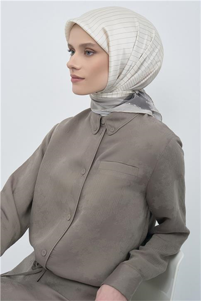 Armine  Saf İpek Twill Eşarp 9526D 06