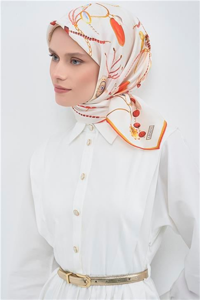 Armine  Saf İpek Twill Eşarp 9527D 09