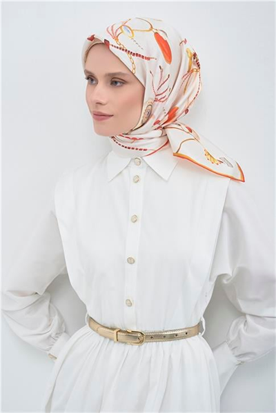 Armine  Saf İpek Twill Eşarp 9527D 09