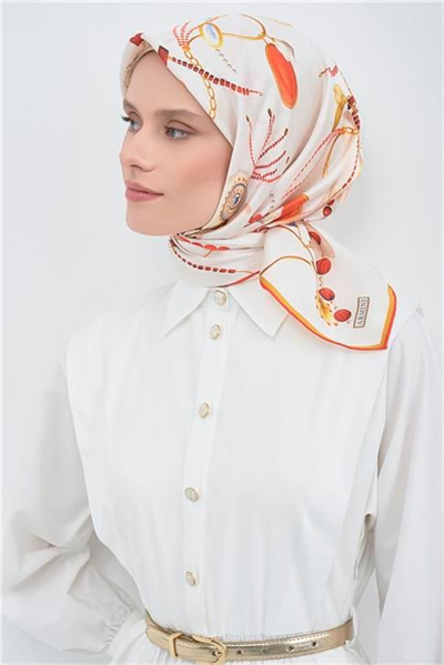 Armine  Saf İpek Twill Eşarp 9527D 09