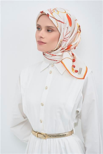 Armine  Saf İpek Twill Eşarp 9527D 09