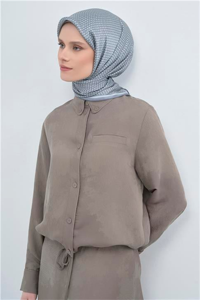 Armine  Saf İpek Twill Eşarp 9528D 01