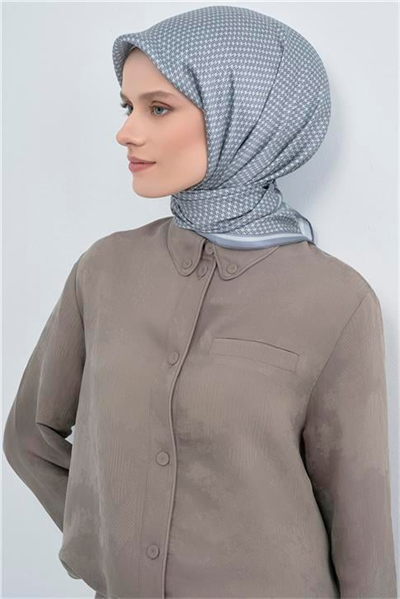 Armine  Saf İpek Twill Eşarp 9528D 01