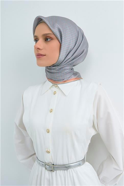 Armine  Saf İpek Twill Eşarp 9528D 08
