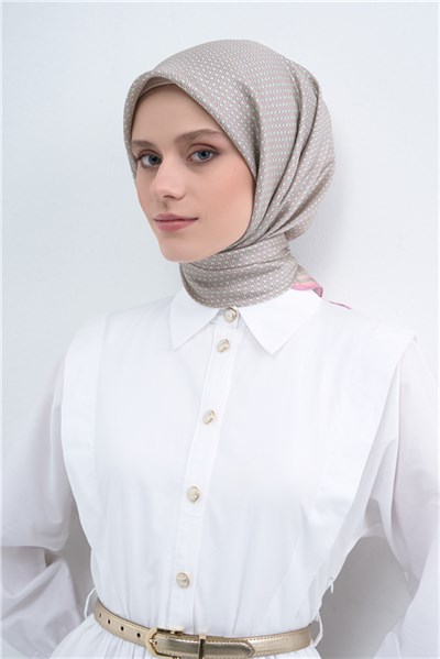 Armine  Saf İpek Twill Eşarp 9528D 09