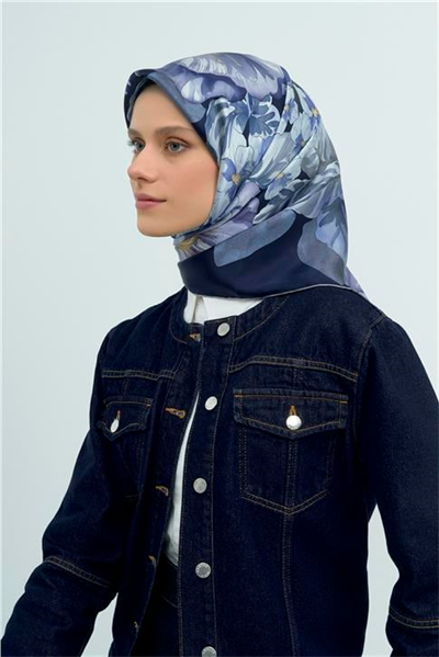 Armine  Saf İpek Twill Eşarp 9529D 35