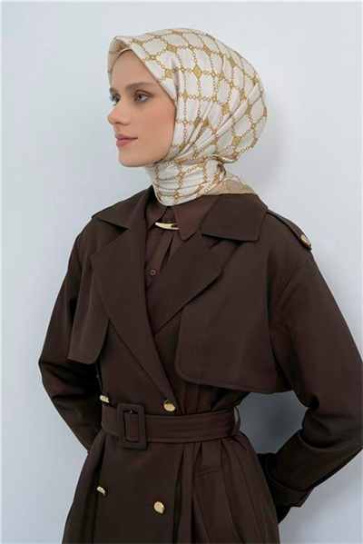 Armine  Saf İpek Twill Eşarp 9530D 06