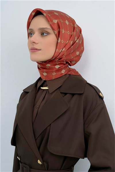 Armine  Saf İpek Twill Eşarp 9530D 84