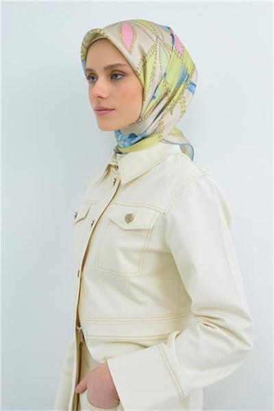 Armine  Saf İpek Twill Eşarp 9531D 80