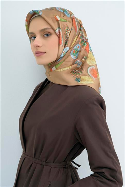 Armine  Saf İpek Twill Eşarp 9532D 04