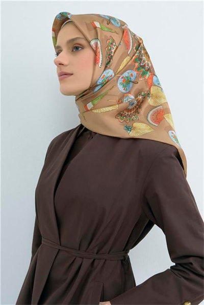 Armine  Saf İpek Twill Eşarp 9532D 04