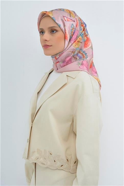 Armine  Saf İpek Twill Eşarp 9532D 05