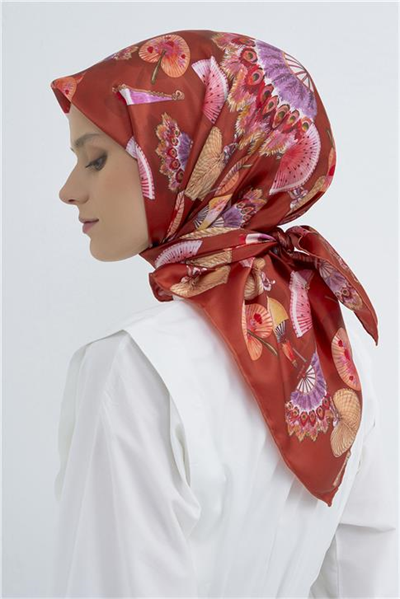 Armine  Saf İpek Twill Eşarp 9532D 35
