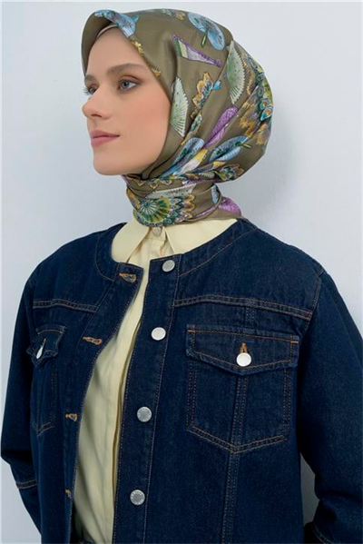 Armine  Saf İpek Twill Eşarp 9532D 82