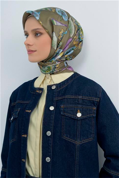 Armine  Saf İpek Twill Eşarp 9532D 82