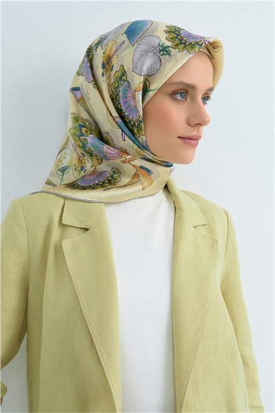 Armine  Saf İpek Twill Eşarp 9532D 85