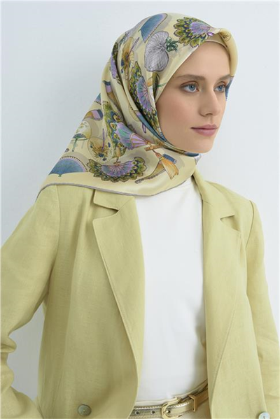 Armine  Saf İpek Twill Eşarp 9532D 85