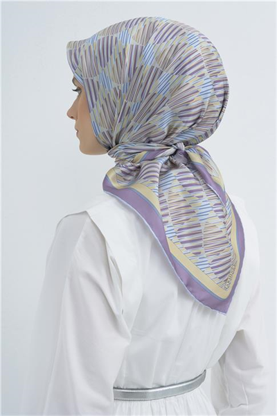 Armine  Saf İpek Twill Eşarp 9533D 02