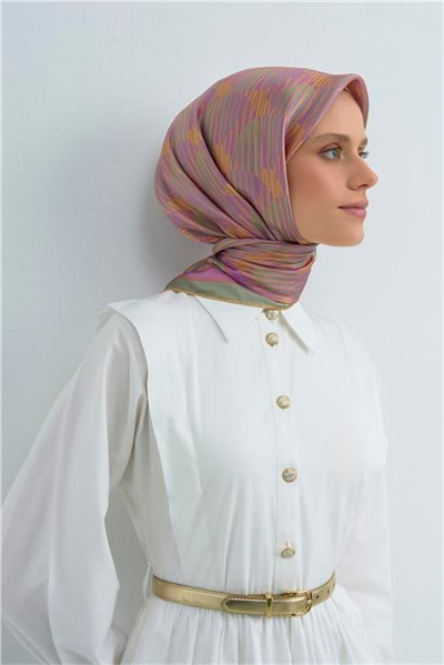 Armine  Saf İpek Twill Eşarp 9533D 03