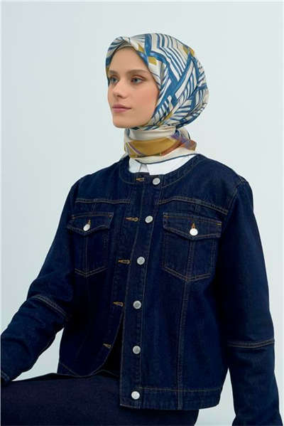 Armine  Saf İpek Twill Eşarp 9534D 01