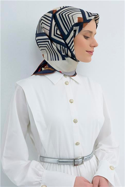 Armine  Saf İpek Twill Eşarp 9534D 80
