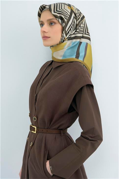 Armine  Saf İpek Twill Eşarp 9534D 81