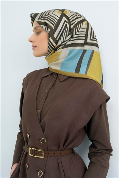 Armine  Saf İpek Twill Eşarp 9534D 81