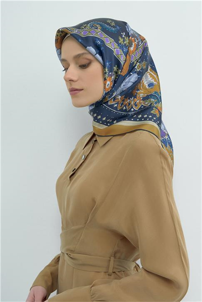Armine  Saf İpek Twill Eşarp 9535D 02