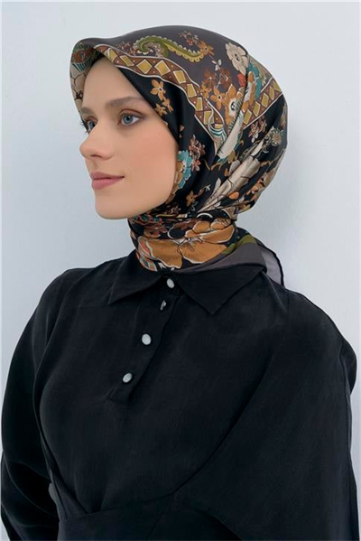 Armine  Saf İpek Twill Eşarp 9535D 04