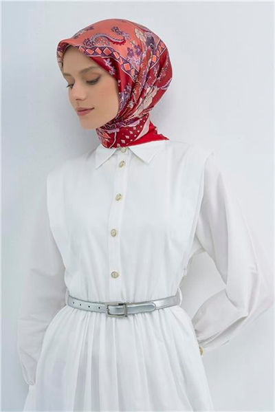 Armine  Saf İpek Twill Eşarp 9535D 09