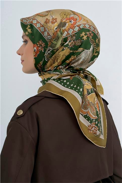 Armine  Saf İpek Twill Eşarp 9535D 25