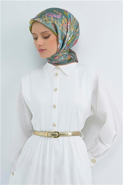 Armine  Saf İpek Twill Eşarp 9535D 53