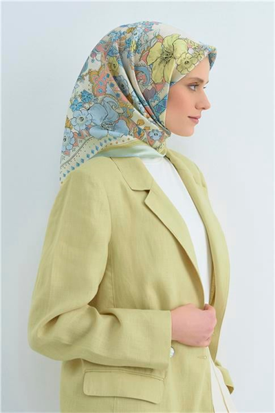 Armine  Saf İpek Twill Eşarp 9535D 84