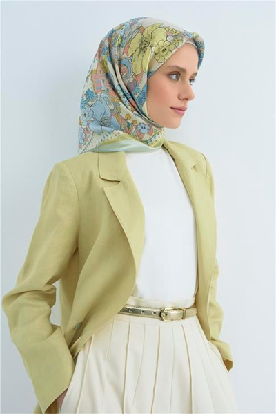 Armine  Saf İpek Twill Eşarp 9535D 84
