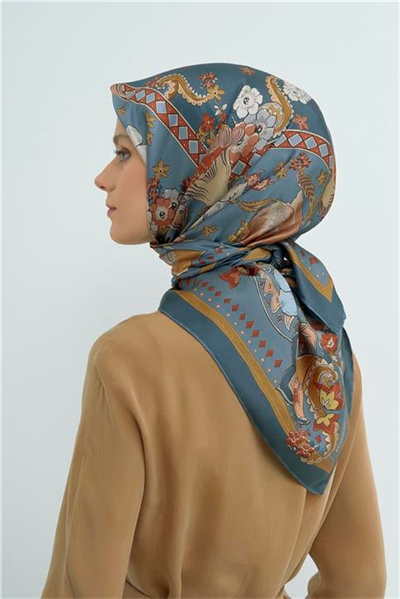 Armine  Saf İpek Twill Eşarp 9535D 85