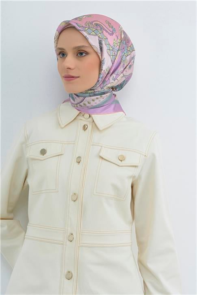 Armine  Saf İpek Twill Eşarp 9535D 87