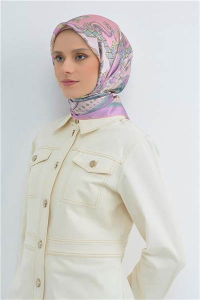 Armine  Saf İpek Twill Eşarp 9535D 87