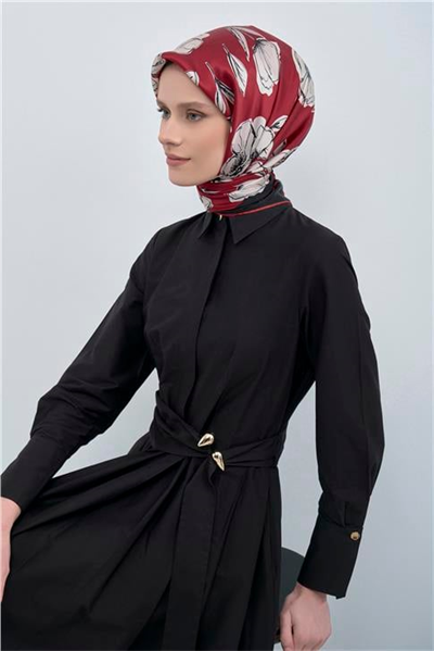 Armine  Saf İpek Twill Eşarp 9536D 34