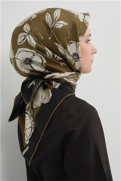 Armine  Saf İpek Twill Eşarp 9536D 35
