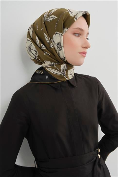 Armine  Saf İpek Twill Eşarp 9536D 35