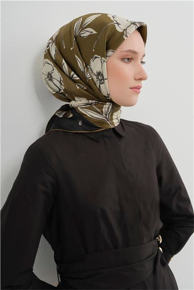 Armine  Saf İpek Twill Eşarp 9536D 35