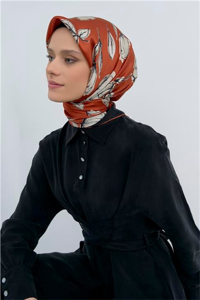 Armine  Saf İpek Twill Eşarp 9536D 43