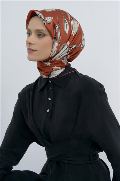 Armine  Saf İpek Twill Eşarp 9536D 43
