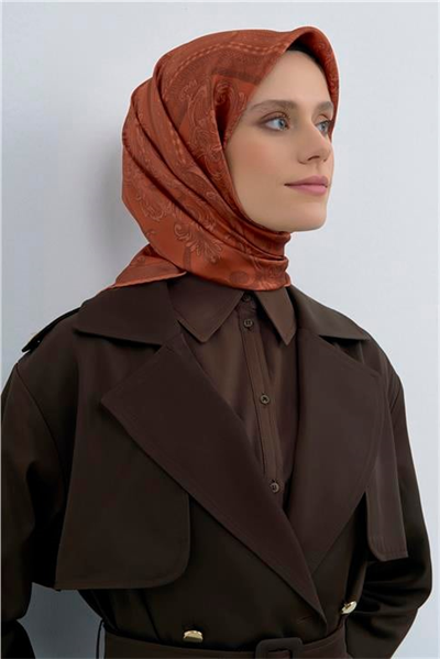 Armine  Saf İpek Twill Eşarp 9537D 34