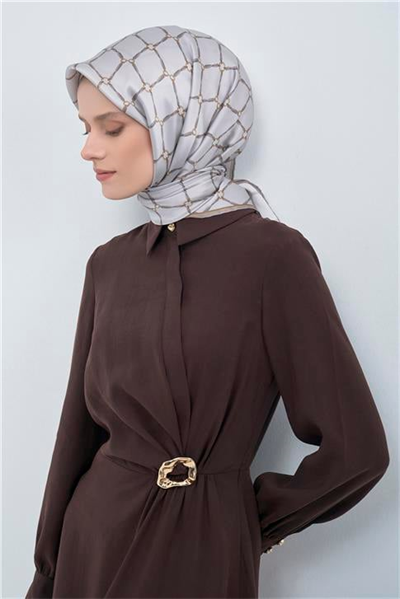 Armine  Saf İpek Twill Eşarp 9538D 03
