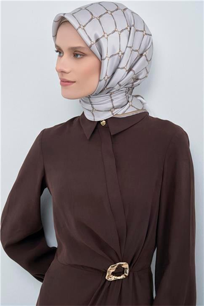 Armine  Saf İpek Twill Eşarp 9538D 03