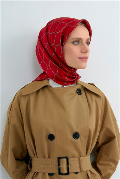 Armine  Saf İpek Twill Eşarp 9538D 05