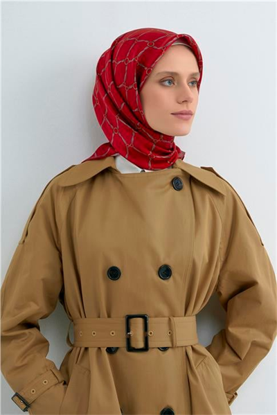 Armine  Saf İpek Twill Eşarp 9538D 05