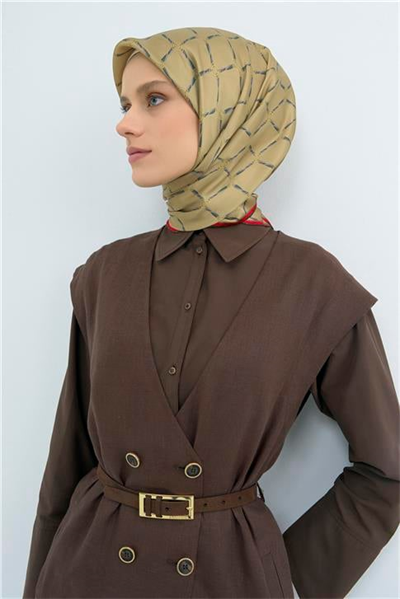 Armine  Saf İpek Twill Eşarp 9538D 82
